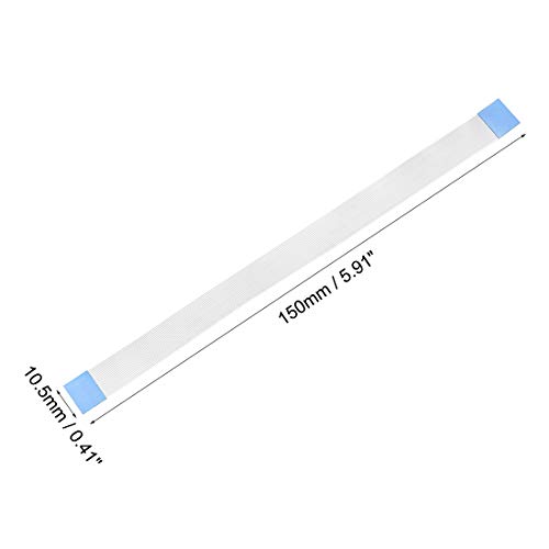 uxcell Flexible Flat Cable, 20 Pins 0.5mm Pitch 150mm FPC FFC Flexible Ribbon Cable for LCD TV DVD Player Laptop 5Pcs (A Type)