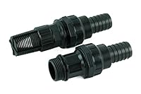 GASMIS Ansaugschlauch Anschlussstücke Set 1 Zoll AG - Ansaugschlauch selber Bauen - Saugschlauch-Armaturenset mit Saugkorb und Rückschlagventil, für Saugschläuche mit 25mm IG, 1 Stück