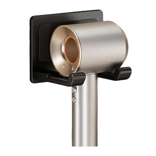Kangnice Adjustable Designs Wall Mounted Hair Dryer Storage Rack Craft from Sturdy Aluminum for Storage