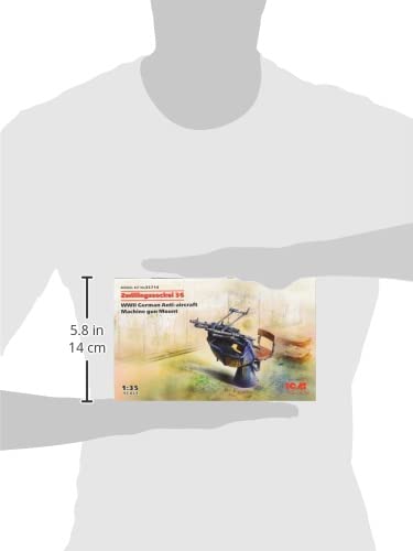 虹6 ww2 二個セット Amazon | ICM 1/35 ドイツ軍 対空二連銃座 Zwillingssockel 36