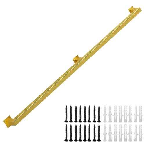 Rambarde escalier extérieur intérieur main courante fer forgé dorée de 2,4 m