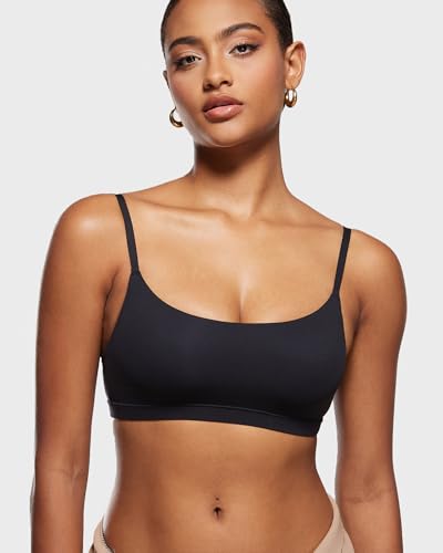 INLYRIC Women's Inbarely Bralettes Cami Bras No Underwire Wireless Seamless Unlined Comfort Sports Bra2