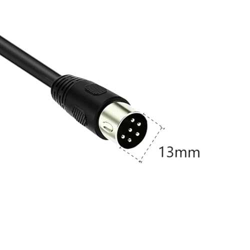 Cable Extensor Conector DIN 6 Pines Macho a Hembra 3M miniatura 2