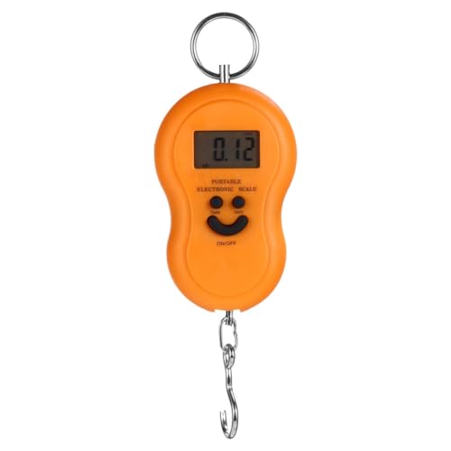 Alipis Handheld Electronic Hook Scale for Fishing and Kitchen Use Portable Weight Balance Lightweight Design Tare Function Chic Gourd Shape Energy Saving Device