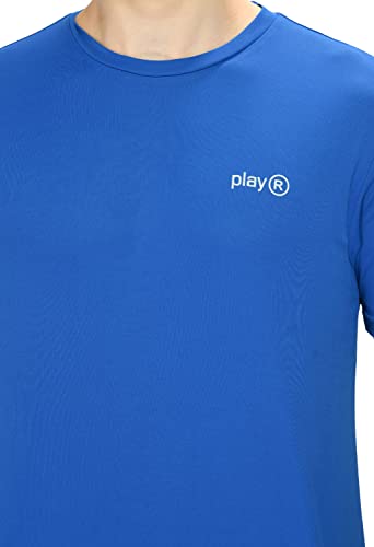 Image of playR Men Adult Core Run Tee - Activewear DRIVENT Lightweight Breathable T-Shirt for Men, Sports Tee for Gym, Running, Workout, Training, Fitness & Casual Everyday Wear Comfort - All-Season