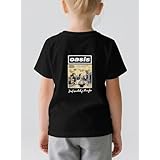 Tシャツ キッズ 半袖 OASIS オアシス バンド ティーシャツ 丸首 子供服 子供Tシャツ 女の子 男の子 可愛い 通園 通学 綿100% 140CM
