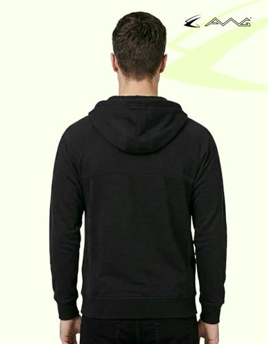 Image of AWG ALL WEATHER GEAR Hoodies for Men | Men's Solid Hooded Sweatshirt | Winter Wear | Pullover | Jackets for Men Stylish | Zipper Hooded Sweatshirt