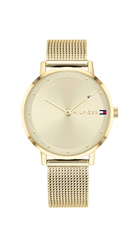 Tommy Hilfiger Champagne Dial Round Shaped Casual Women Watch_TH1782375W (B0CW19V58V) Amazon Price History, Amazon Price Tracker