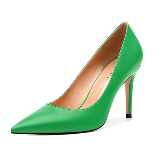 Women's Pumps, Pointed Closed Toe Stiletto High Heels, Fashion Solid High Heel Shoes for Women
