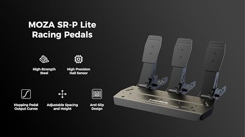 Image of MOZA RACING R5 Bundle - Advanced Racing Simulator Bundle for Realistic Driving Experience, Featuring High-Performance Wheelbase and Pedals - Perfect for Professional and Enthusiast Sim Racers