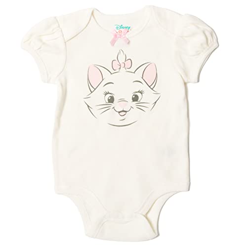 Disney Classics Marie Infant Baby Girls Bodysuit Pants And Hat 3 Piece Outfit Set White 18 Months #TOP1