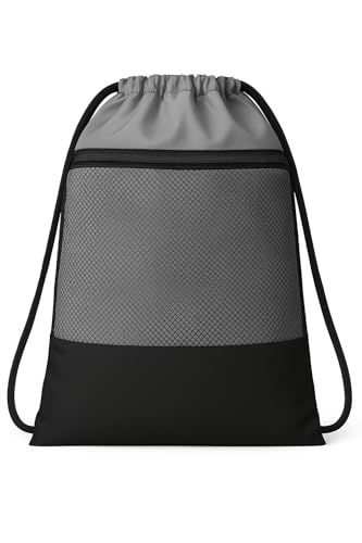 Mochila Esportiva GRANDE com cordão para Academia Impermeável 68x46cm 40L Bolso Tela Respirável Treino Natação Viagem