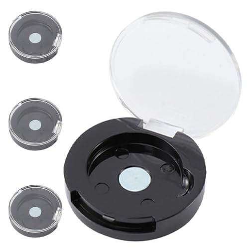 PATKAW 4pcs Single Empty Magnetic Eyeshadow Case