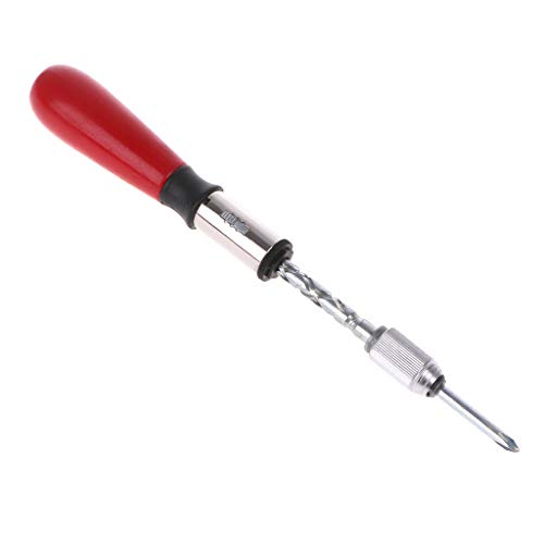 Oranmay 260mm Spiral Ratchet Screwdriver Demountable With Slotted 5 Screwdriver Bits