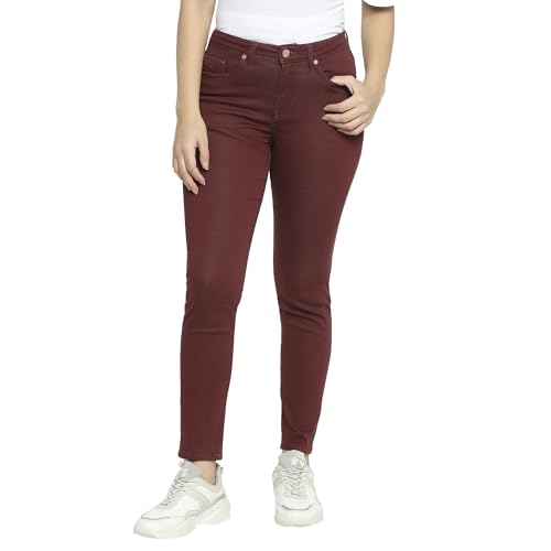 Image of Being Human Light Blue Mid Rise Skinny Fit Women's Denim Clothing