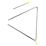 MOTHNUR Percussion Instrument Dreieck Leichte Handmusik mit Klarem Klang Tragbar und Einfach zu Pädagogisches Musikspielzeug für Musikförderung und Frühe Bildung