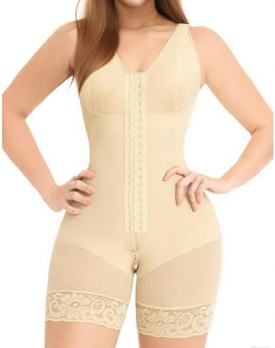 Faja Colombiana Moldeadoras Shapewear For Women Tummy Control Body Shaper Post Surgery Compression Bodysuit