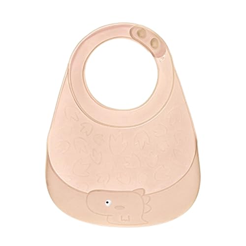 Sirseon Baberos de silicona, baberos de silicona para bebé, baberos blandos, baberos con recipiente colector de comida grande para bebés, niños, baberos blandos, baberos de desayuno, Rosa., Siehe