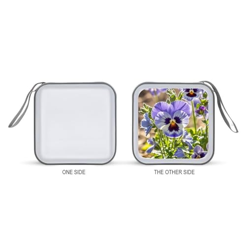 Pansy Perfection Funda para CD y DVD de plástico duro para 40 discos 8