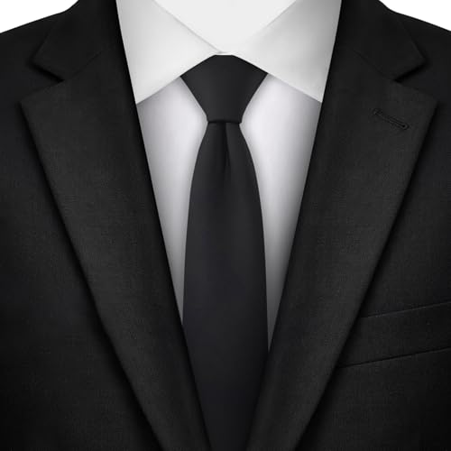 Image of Jacob Alexander Men's Skinny Width 2 inch Solid Color Tie