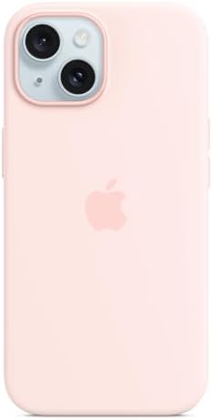 Apple iPhone 15 Silicone Case with MagSafe - Light Pink โโโโโโโ