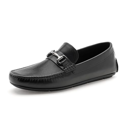 Image of U.S. Polo Assn. DOREH Men Black Driving Shoe-(UK8)(US9)(2FD24399Z01)
