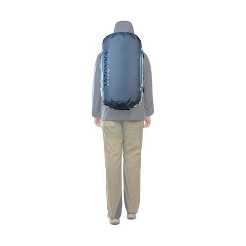 Image of Tatonka Barrel 45L Waterproof Travel Bag with Backpack Function, Large Opening, Padded Base and Lockable Zip, Elemental Blue, 45 L, Durable Travel Bag with stowable Backpack Shoulder Straps, Elemental