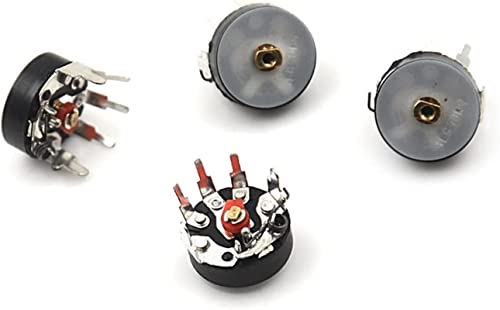 Potentiomètre B50K RV12MM avec interrupteur rotatif à angle droit pour amplificateur audio x10 - 3