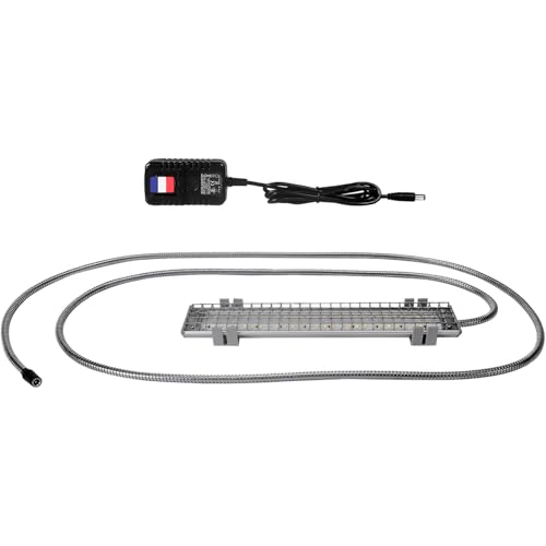 Lampe pour Cage à Oiseaux HappyBird Lighting avec Protection Anti-Morsure – Lampe LED Plein Spectre pour Animaux – Sécurisée pour Les Oiseaux à Crochet –...