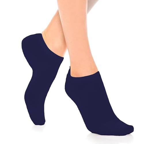 Image of Yuneek Women's Ankle Length Low Cut Cotton Socks Pack Of 3
