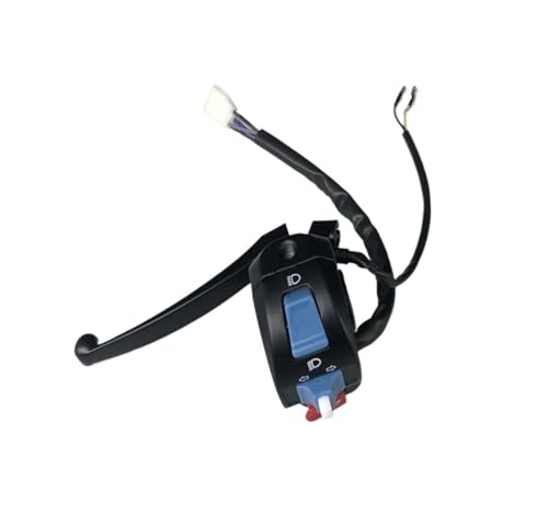 Interruptor de luz de freno izquierdo para moto GY6 con pulsador azul de alta sensibilidad