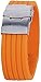 LIUJING Silikon-Gummi-Armband-Band-Faltschließe Wasserdicht 24mm orange Mode