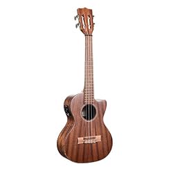 Kala KA-SMHTE-C Acajou massif (+ housse) – Ukulele électroacoustique Tenor - Les Beatles, Paul McCartney, John Lennon, RIngo Starr, George Harrison