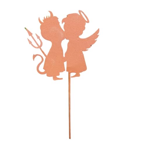 Aspinaworld Gartenstecker Teufel und Engel 35 cm, Gartendeo,...