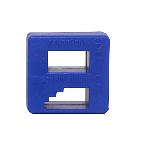 Preisvergleich Produktbild FYstar Schraubendreher Plus Magnetisierer Magnetisierer Entmagnetisierer Entmagnetisieren Stanzkopf Entmagnetisierung Hardware-Werkzeug Drehwerkzeug (blau)