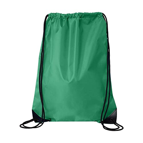 Value Drawstring Backpack OS KELLY GREEN