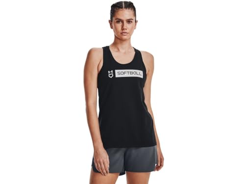 Débardeur softball Under Armour femme en coton léger pour entraînement