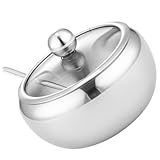 Pot à sel de cuisine : avec une texture et une surface lisse, robuste et , facile à nettoyer, pour une utilisation répétée, bol à assaisonnement en acier inoxydable