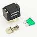 NVFSA30DC12 Automotive Relay with Fuse, 4 Pin 30A 12V DC Electromagnetic Relay, Auto Circuit Protection