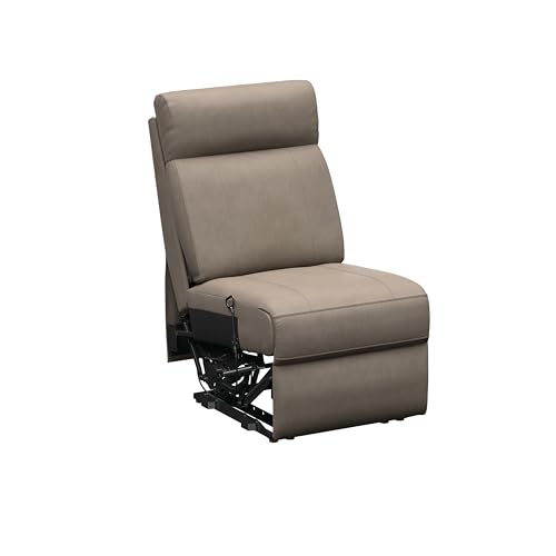 THOMAS PAYNE Signature Heritage Series Driftwood RV Theater Seating Armless Recliner with Manual Recline, High-Density Foam Cushioning, Dual Cupholders - 2024044099