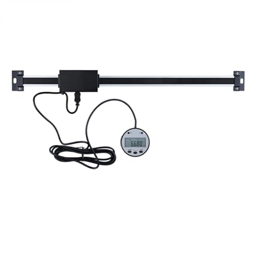 KOSINGNA Digital Linear Reut Scale Ruler Vecal Size Optional 0.01mm ic Remote External Display Ruler Machine Tools Measuring Tool for Mill Lathe 5403-300 (0-300mm)