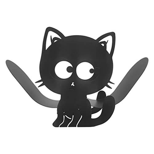 Fenteer Neuheit Toilettenpapierhalter Tissue Storage Freistehendes niedliches Eisen in Tierform beweglich für Badezimmer , Katze Cover