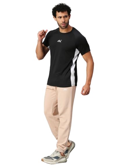 Aesthetic Nation Men’s Gym & Sports T-Shirt Regular Fit Activewear Stretchable Moisture-Wicking Fabric Printed Workout Training Tee for Men Camouflage Print-image-28