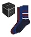 Produktbild FALKE Herren Happy Box 3-Pack Baumwolle dünn einfarbig 3 Paar Socken, Mehrfarbig (Sortiment 0020), 43-46 (3er Pack)
