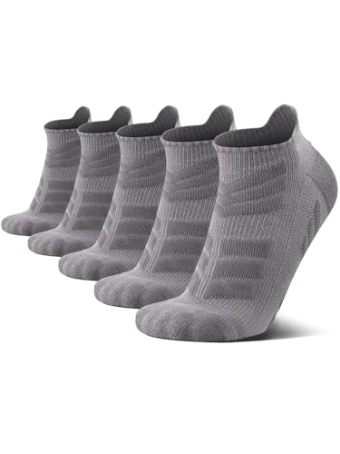 Mens ankle socks size 13-15,Running socks with arch support,black athletic cotton sock,hurdle golf sock,5 pack