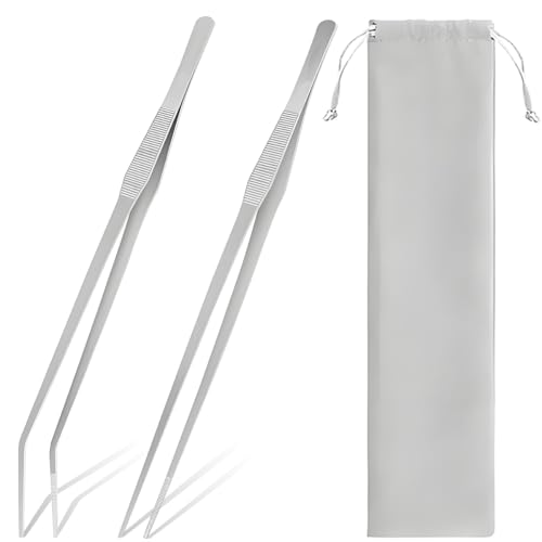 Contenuto della confezione: 1 x pinza a punta dritta, 1 x pinza a punta curva, 1 x borsa per la conservazione