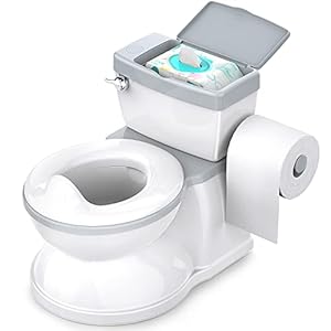 BabyBond Baby Potty Training Toilet with Realistic Flushing Sound & Feel Like an Adult Toilet, Removable Pot, Toddler…