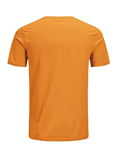 JACK & JONES Herren JJECORP Logo Tee SS Crew Neck, Dark Cheddar/White - REG, S – Ansicht 5