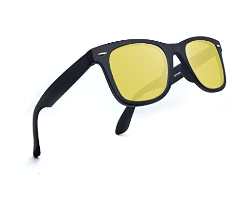 Image of EFERMONE 10SRR-V2 Night Driving Polarized HD Vision Glasses for Men Women Anti Glare 100% UV Protected Goggles Sunglasses For Night Bike Riding Car driving Glasses (2023)