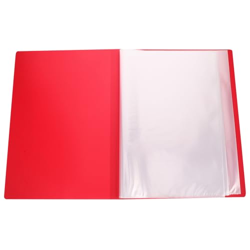 Organiseur de dossiers A3 en PP léger de qualité supérieure couleur rouge